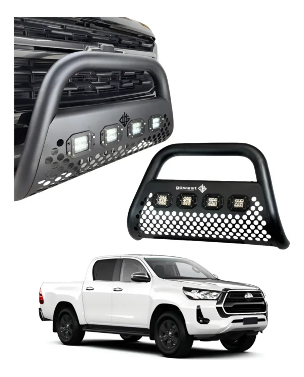 Burrera Ultra Bar 4 Faros Hilux Platinum 2021-2024