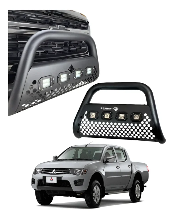 Burrera Ultra Bar 4 Faros P/ Mitsubishi L200 2008 - 2015