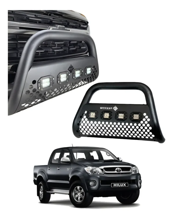 Burrera Ultra Bar 4 Faros P/ Toyota Hilux 2005 - 2015