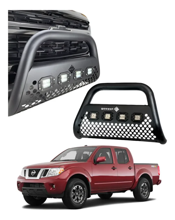 Burrera Ultra Bar 4 Faros Frontier Pro 4x V6 2008 - 2020