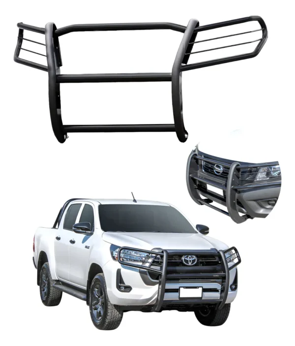 Burrera Defensa Cubre Faros Hilux Gasolina/diesel 21-24