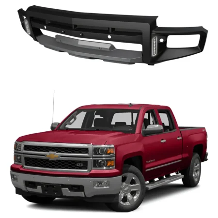 Bumper Delantero Con Faros Drl Silverado 1500 2014 - 2015