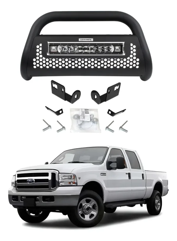 Burrera Defensa Rc2 Lr20 C/luz Ford F-150/250/350 1999-2007