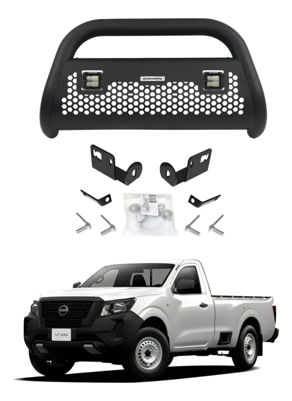 Burrera Defensa Rc2 Lr2 C/luz Nissan Np300 2016 - 2025