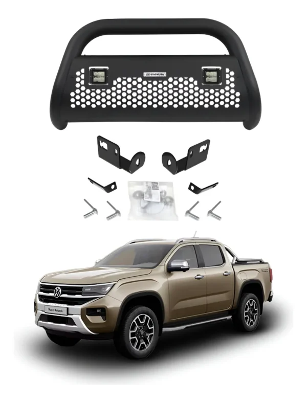 Burrera Defensa Rc2 Lr2 C/luz Vw Amarok 2016 - 2024