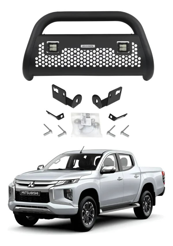 Burrera Defensa Rc2 Lr2 C/luz Mitsubishi L200 2016 - 2022
