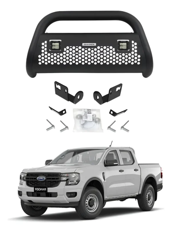 Burrera Defensa Rc2 Lr2 C/luz Ford Ranger 2016 - 2022