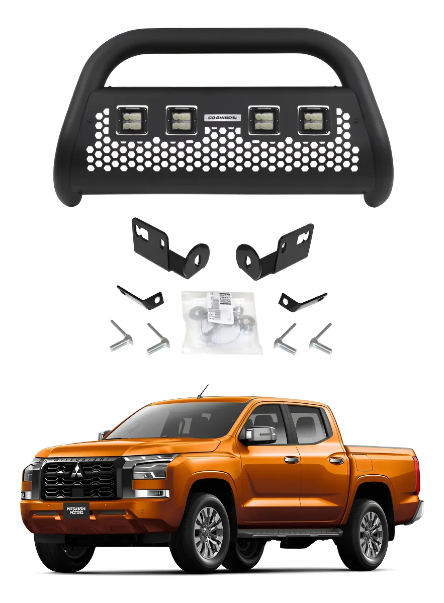 Burrera Defensa Rc2 Lr4 C/ Luz Mitsubishi L200 2016 - 2024 - Image 1