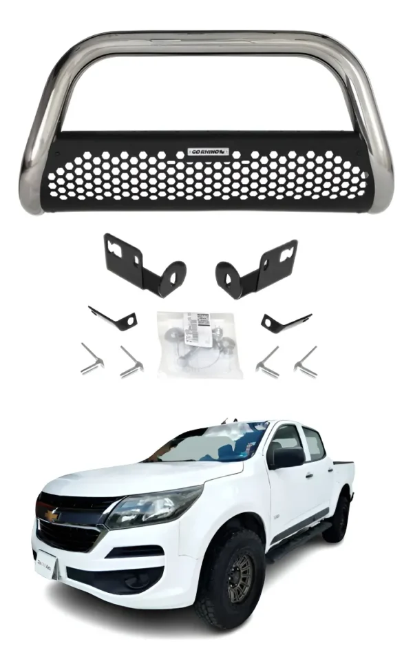 Burrera Defensa Rc2 Inox. Chevrolet S10 2016 - 2017