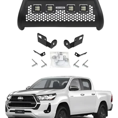 Burrera Defensa Rc2 Lr4 C/ Luz Toyota Hilux 2016 - 2025