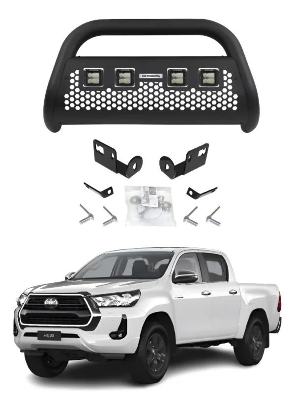 Burrera Defensa Rc2 Lr4 C/ Luz Toyota Hilux 2016 - 2025