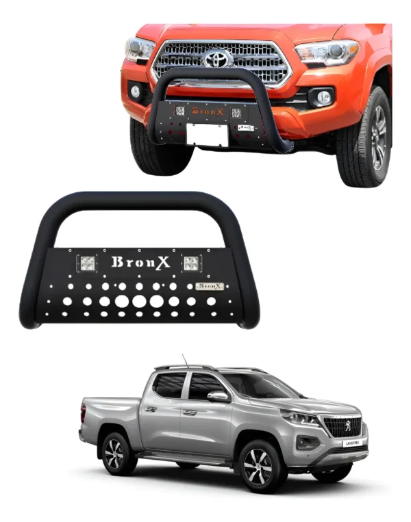 Kit Burrera Black Peugeot Landtrek 4action 2021-2023 + 2 Led