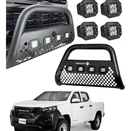 Combo Burrera Para Ram 1200 2024 - 2025 + 4 Luces Led