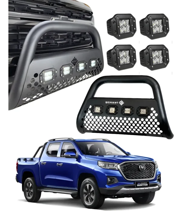 Combo Burrera P/ Changan Hunter 2024 + 4 Luces Led