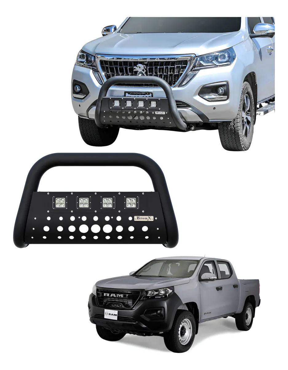 Burrera Black 4 Faros Para Dodge Ram 1200  2025 - Image 1