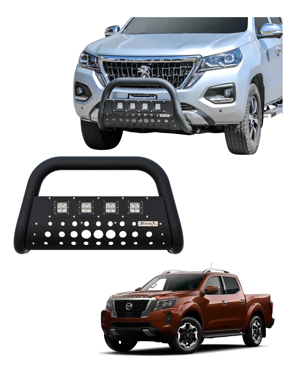 Burrera Black 4 Faros Para Np300, Frontier 4 Cil 2016 -2020 - Image 1