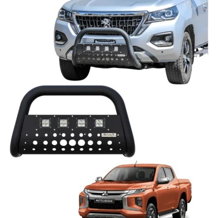 Burrera Black 4 Faros Para Mitsubishi L200 2016 - 2019