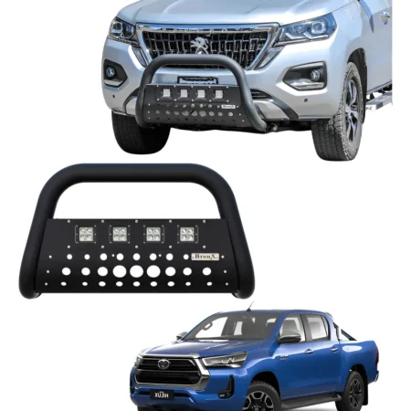 Burrera Black 4 Faros Para Toyota Hilux 2006-2015