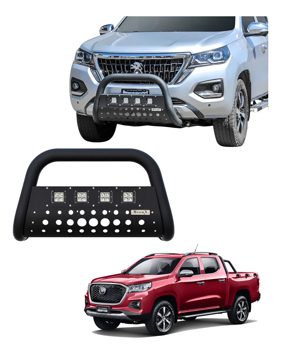 Burrera Black 4 Faros Para Changan Hunter 2024 - Image 1