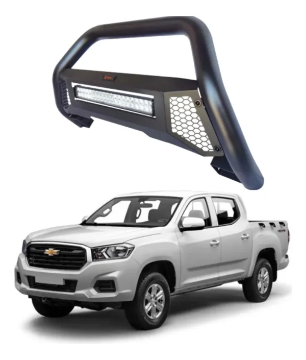 Burrera Tumbaburros Con Barra Led Chevrolet S10 2022 - 2025