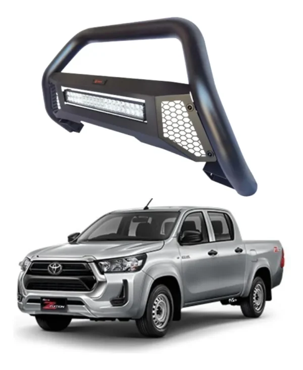 Burrera Tumbaburros Con Barra Led Hilux Revo 2015-2022