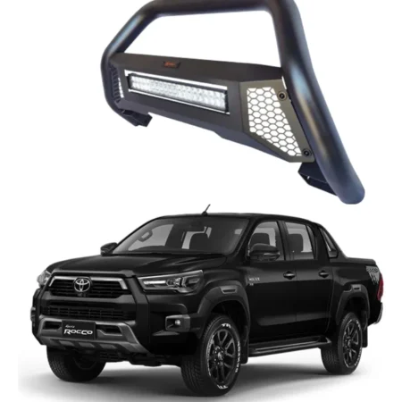 Burrera Tumbaburros Con Barra Led Hilux Recco 2021  2025