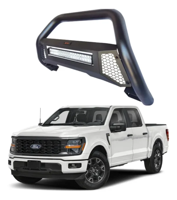 Burrera Tumbaburros Con Barra Led F-150 2018 2025