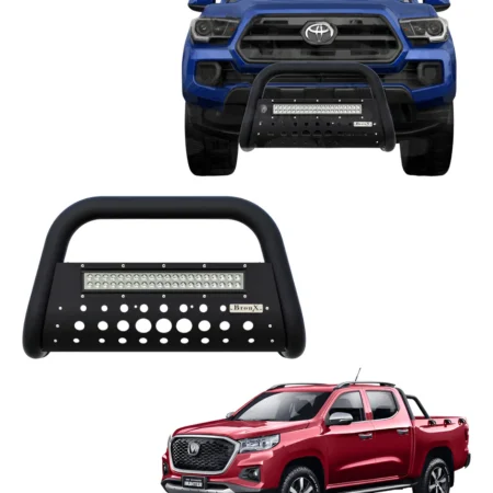 Burrera Black Con Barra Led Para Changan Hunter 2024