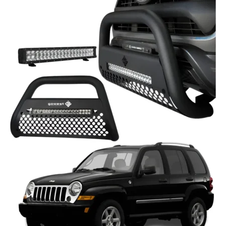 Combo Burrera Ultra Bar Jeep Liberty 2002 - 2004 + Barra Led