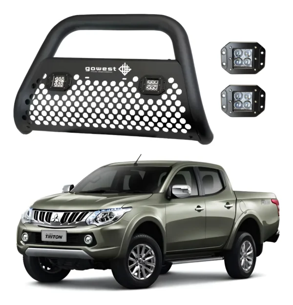 Kit Burrera Ultra Bar Mitsubishi L200 2008 - 2015 + 2 Faros