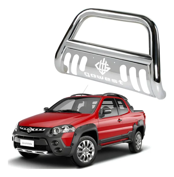 Burrera Protector Bar Cromada Ram 700 Dob Cab 2014 - 2020