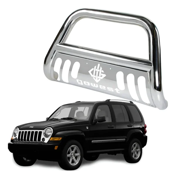 Burrera Protector Bar Cromada Jeep Liberty 2002 - 2004