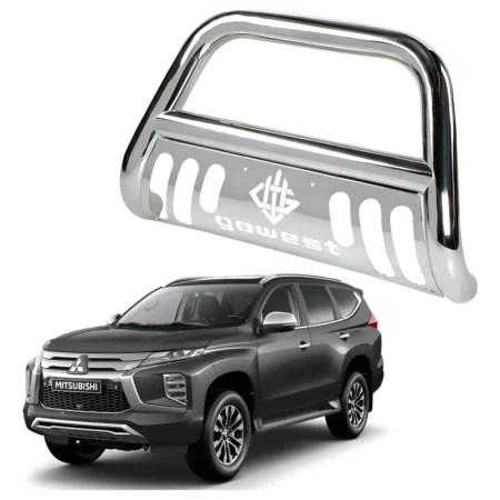 Burrera Protector Bar Mitsubishi Montero Sport 19 - 22 Cromo