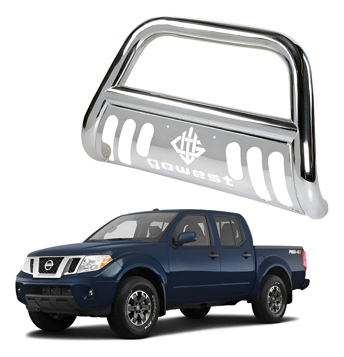 Burrera Protector Bar Nissan Frontier Pro 4x V6 2008 - 2020 - Image 1