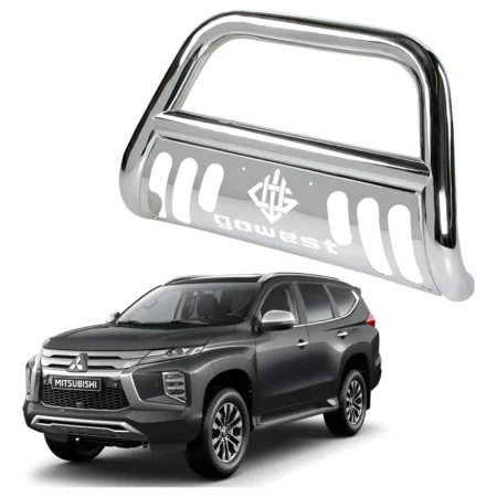 Burrera Protector Bar Mitsubishi Montero Sport 19 - 22 Cromo