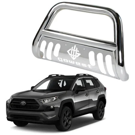 Burrera Protector Bar Cromada Toyota Rav4 2019 - 2022 +
