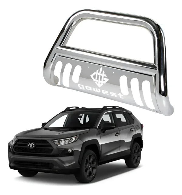 Burrera Protector Bar Cromada Toyota Rav4 2019 - 2022 +