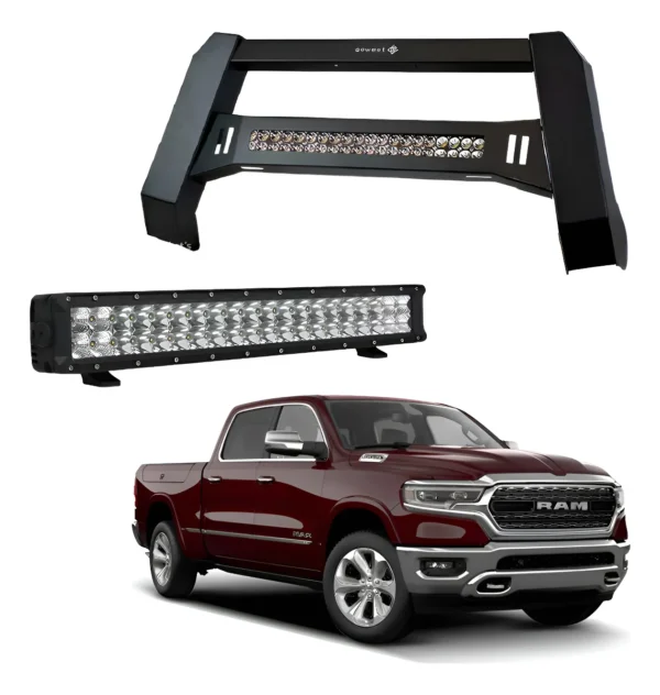 Kit Burrera Baja Bar Ram 1500 Limited 2019-2022 + Barra Led