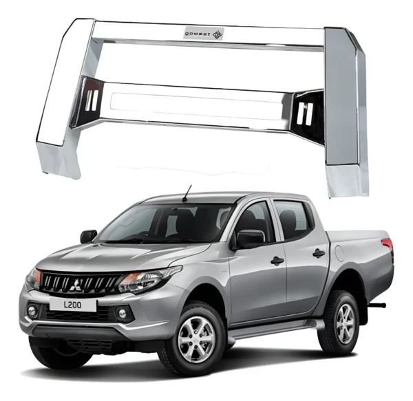 Centro Burrera Baja Bar Cromada Mitsubishi L200 2016 - 2019