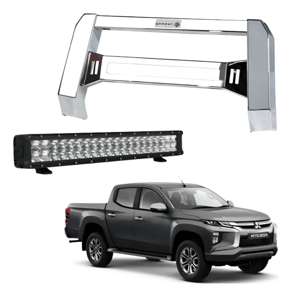 Kit Burrera Baja Bar Mitsubishi L200 2020 - 2022 + Barra Led