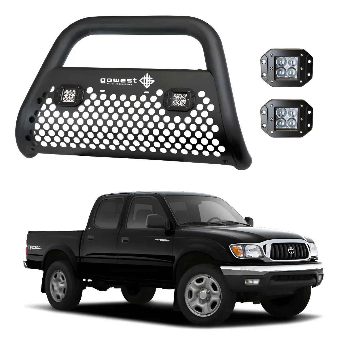 Combo Burrera Ultra Bar Toyota Tacoma 1995 - 2004 + 2 Faros - Image 1