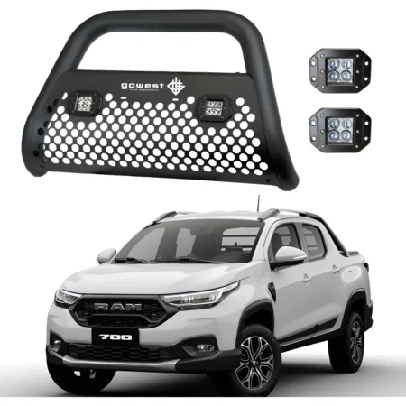 Kit Burrera Ultra Bar Ram 700 2021 - 2023 + 2 Faros Led