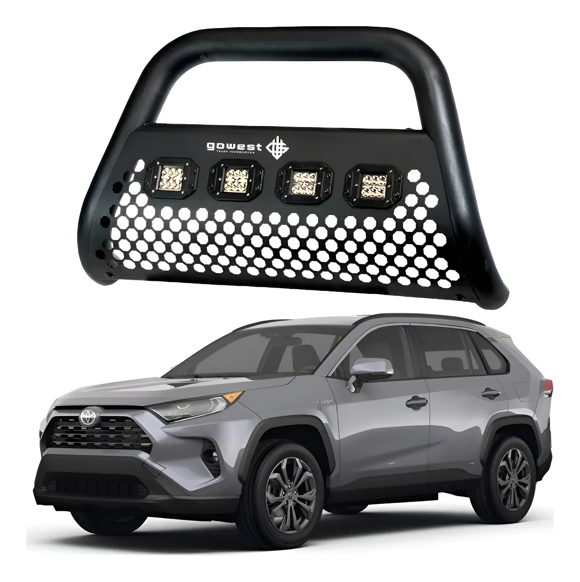 Burrera Ultra Bar 4 Faros Toyota Rav4 2019 - 2022 + - Image 1