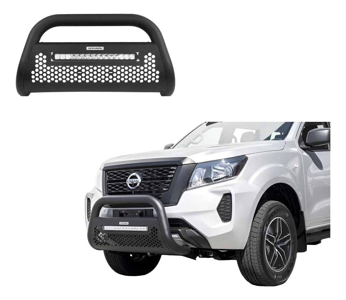 Tumbaburros Rc2 Lr20 C/luz Go Rhino Para Np300 2016-2024 - Image 1