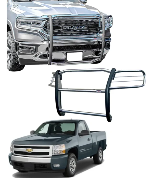 Burrera Super Bronco Cromada Silverado New Line 2007 - 2013