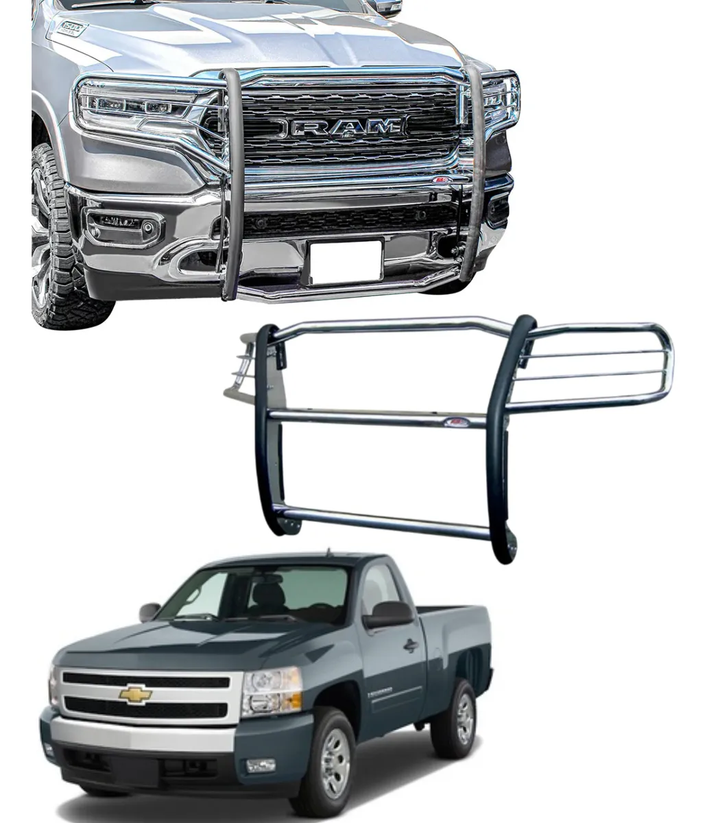 Burrera Super Bronco Cromada Silverado New Line 2007 - 2013 - Image 1