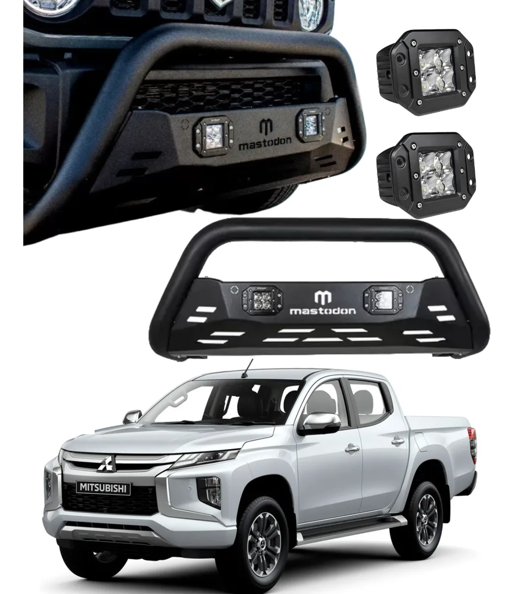 Combo Burrera Rage Mitsubishi L200 2020 - 2022 + 2 Luces Led - Image 1