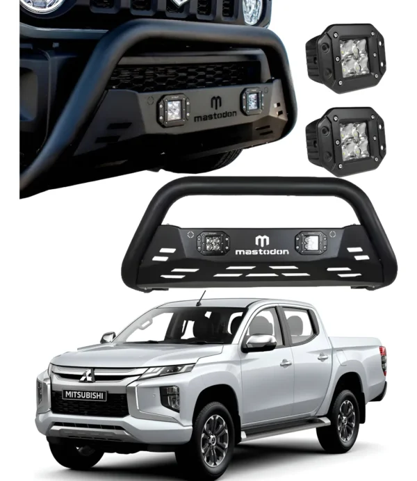 Combo Burrera Rage Mitsubishi L200 2020 - 2022 + 2 Luces Led