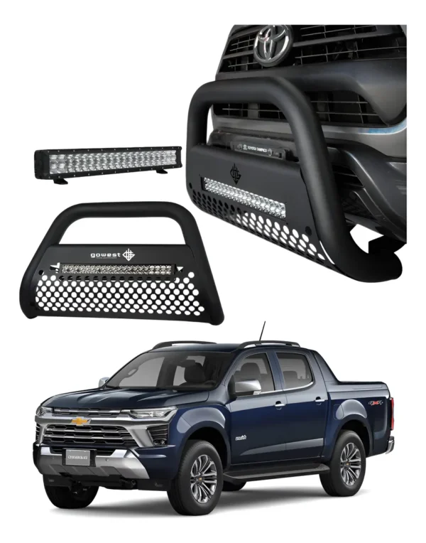 Kit Burrera Ultra Bar Chevrolet S10 2016 - 2020 + Barra Led