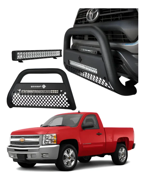 Kit Burrera Ultra Bar Para Silverado 2007 - 2003 + Barra Led